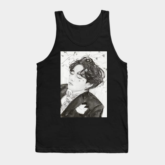 Taehyung Blooming Tank Top by emopod